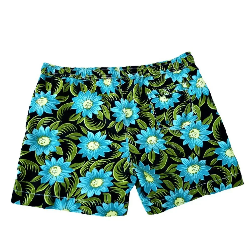 Tommy Bahama Mens Swim Trunks Shorts Copyrighted Hawaiian Print Mesh Liner XL